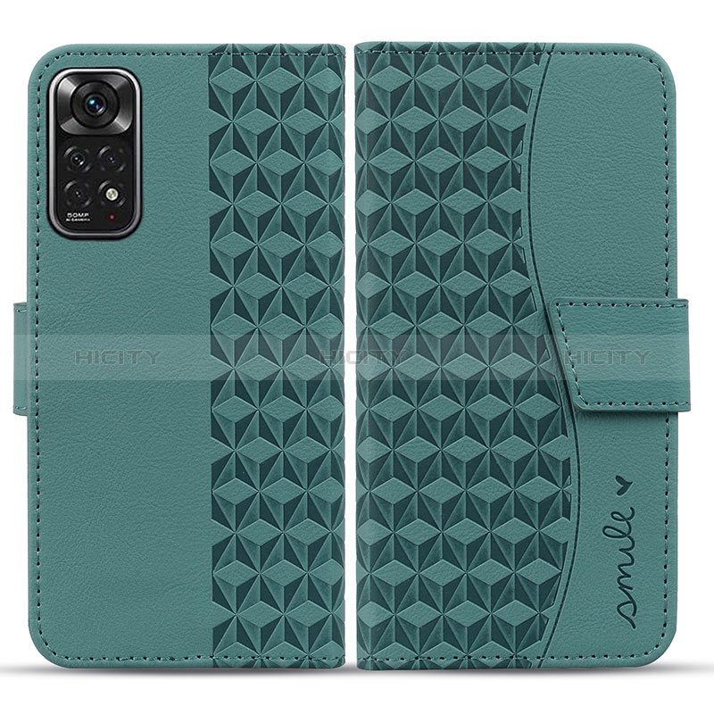 Funda de Cuero Cartera con Soporte Carcasa HF1 para Xiaomi Redmi Note 11 4G (2022)