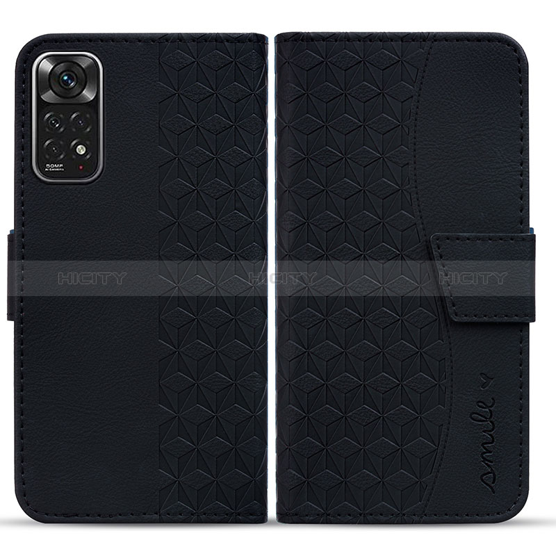 Funda de Cuero Cartera con Soporte Carcasa HF1 para Xiaomi Redmi Note 11 4G (2022)