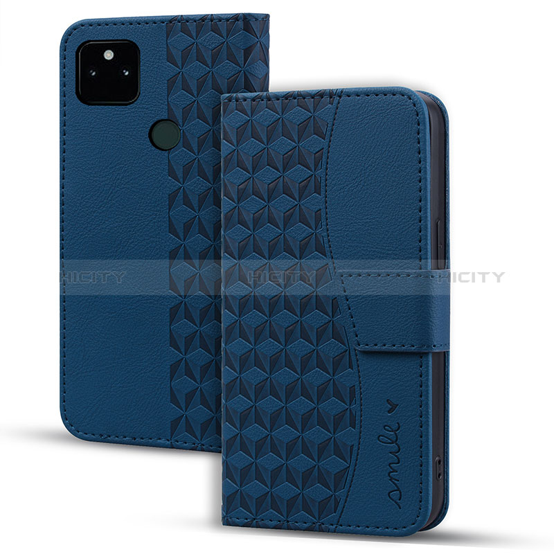 Funda de Cuero Cartera con Soporte Carcasa HF2 para Google Pixel 5a 5G