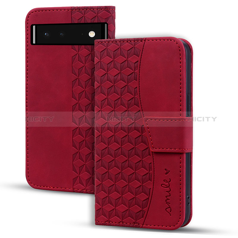 Funda de Cuero Cartera con Soporte Carcasa HF2 para Google Pixel 6 5G