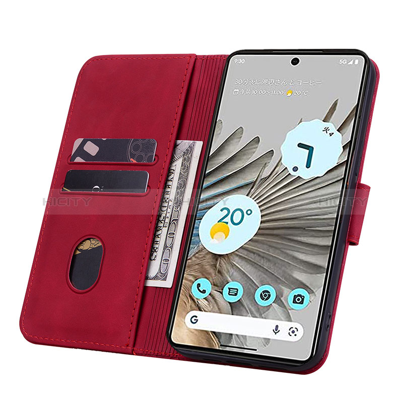 Funda de Cuero Cartera con Soporte Carcasa HF2 para Google Pixel 6a 5G