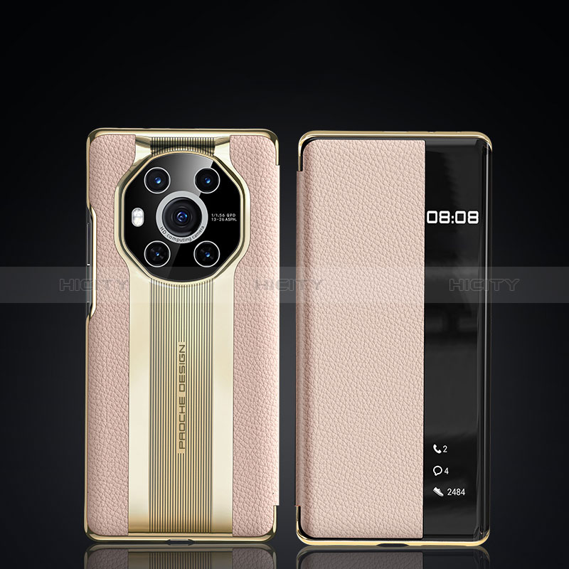 Funda de Cuero Cartera con Soporte Carcasa JB2 para Huawei Honor Magic3 5G Oro