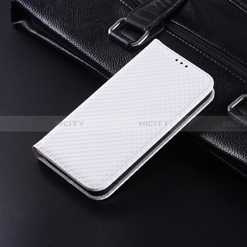 Funda de Cuero Cartera con Soporte Carcasa JDK para Samsung Galaxy A03 Core Blanco