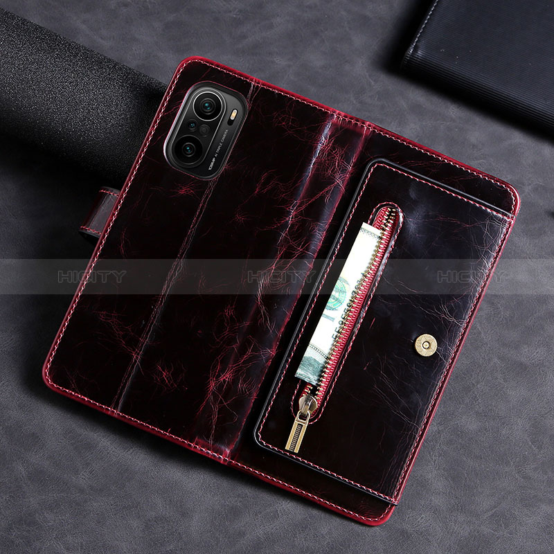 Funda de Cuero Cartera con Soporte Carcasa JDK para Xiaomi Redmi K40 Pro 5G