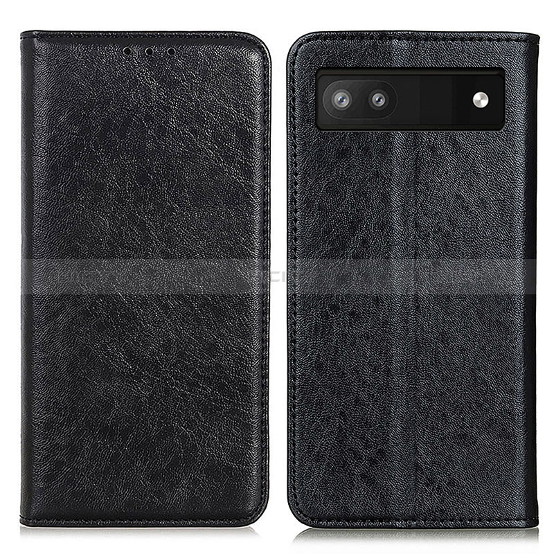 Funda de Cuero Cartera con Soporte Carcasa K01Z para Google Pixel 7a 5G Negro