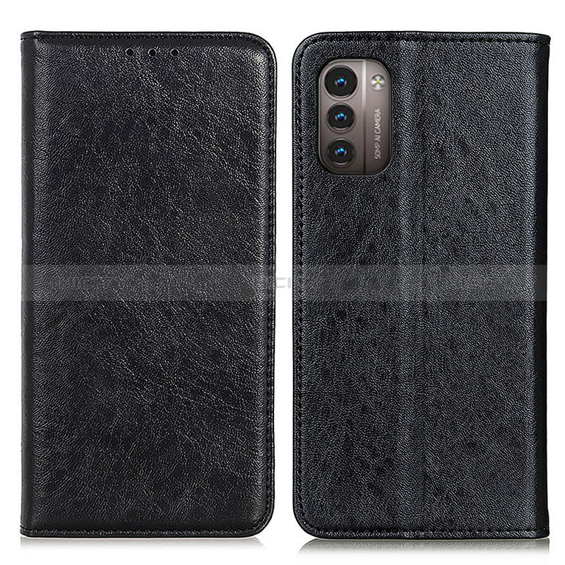 Funda de Cuero Cartera con Soporte Carcasa K01Z para Nokia G21 Negro