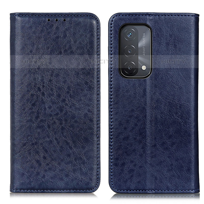 Funda de Cuero Cartera con Soporte Carcasa K01Z para OnePlus Nord N200 5G Azul