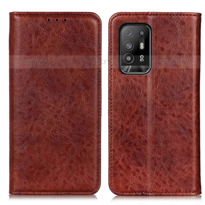 Funda de Cuero Cartera con Soporte Carcasa K01Z para Oppo Reno5 Z 5G