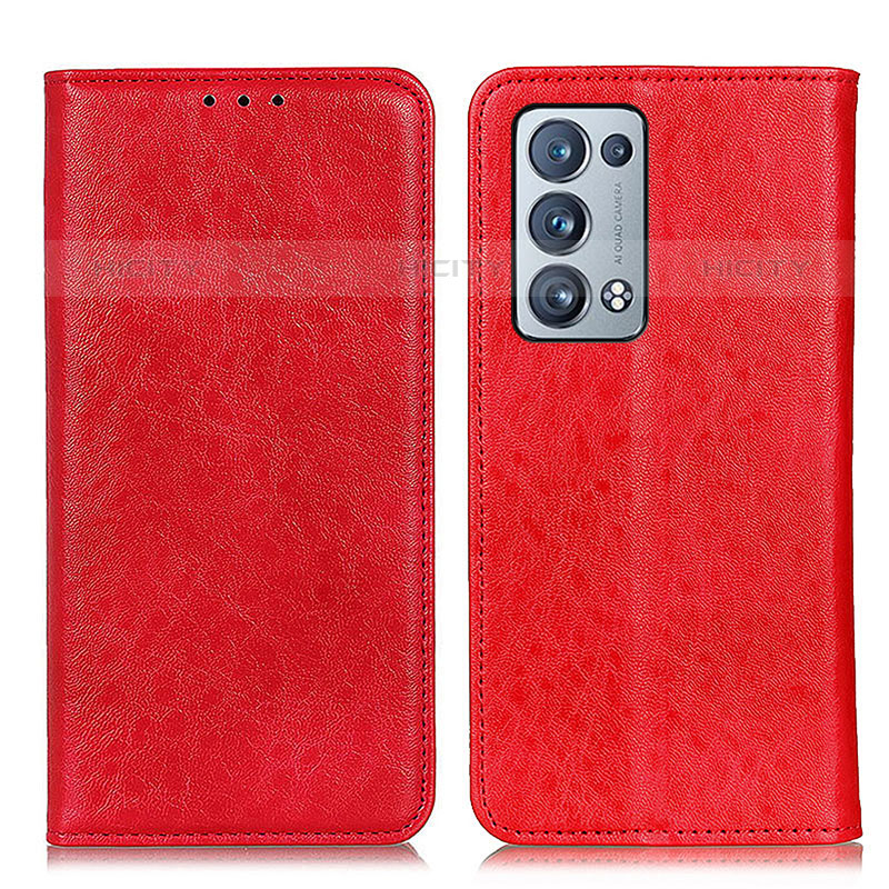 Funda de Cuero Cartera con Soporte Carcasa K01Z para Oppo Reno6 Pro+ Plus 5G