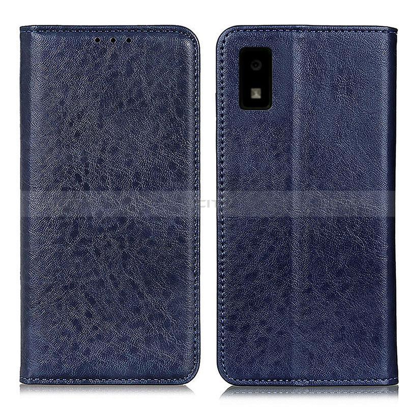 Funda de Cuero Cartera con Soporte Carcasa K01Z para Sharp Aquos wish Azul