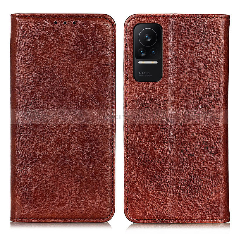 Funda de Cuero Cartera con Soporte Carcasa K01Z para Xiaomi Civi 5G Marron