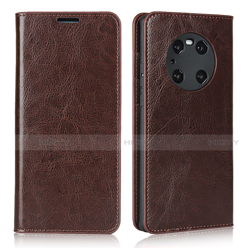 Funda de Cuero Cartera con Soporte Carcasa K02 para Huawei Mate 40 Pro Marron