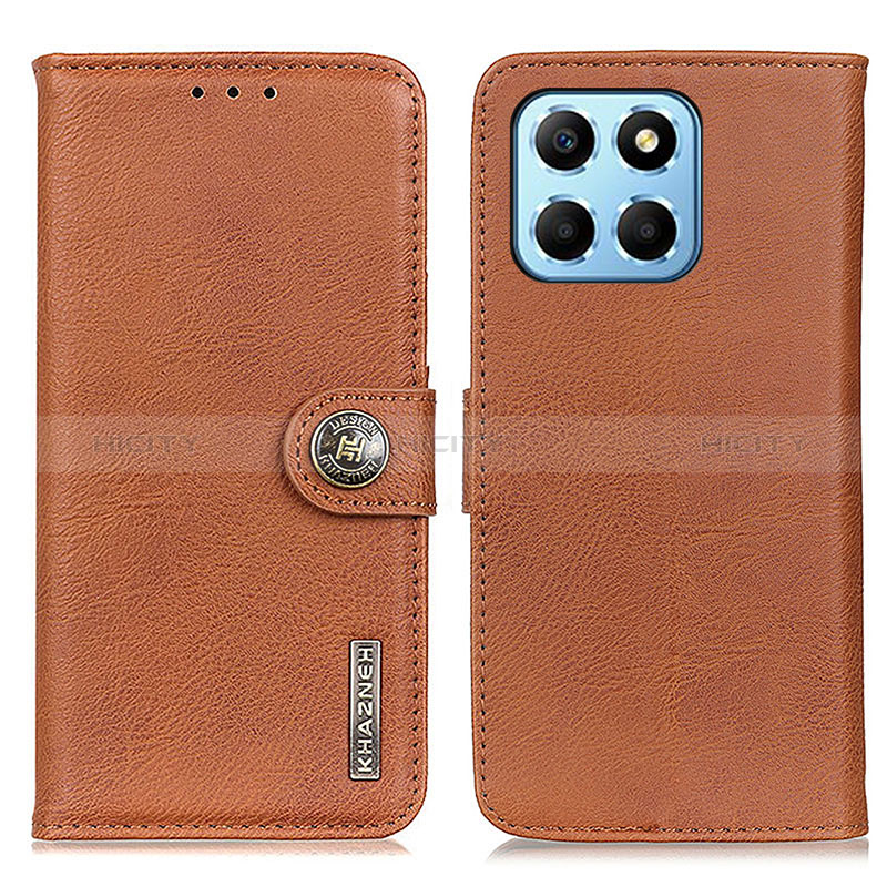 Funda de Cuero Cartera con Soporte Carcasa K02Z para Huawei Honor 70 Lite 5G Marron