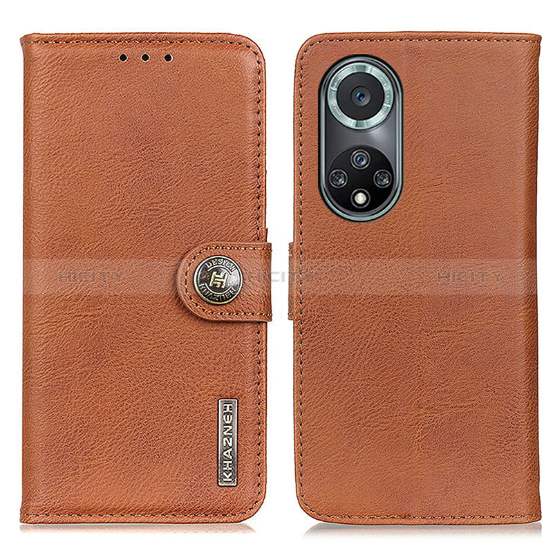 Funda de Cuero Cartera con Soporte Carcasa K02Z para Huawei Nova 9 Pro Marron