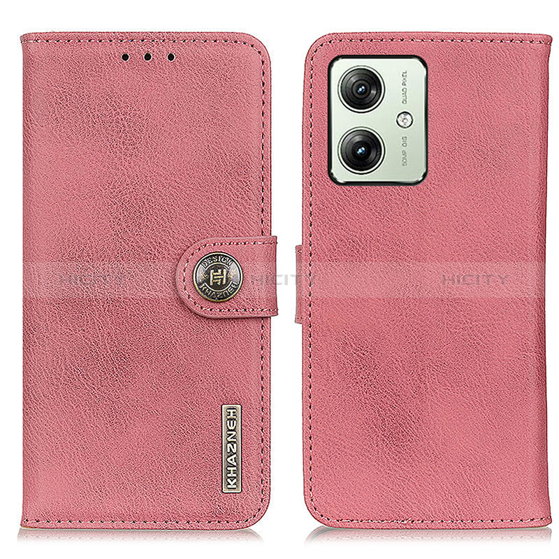 Funda de Cuero Cartera con Soporte Carcasa K02Z para Motorola Moto G54 5G