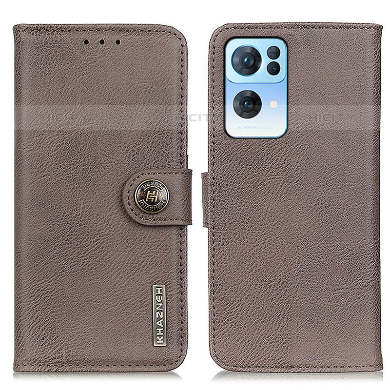 Funda de Cuero Cartera con Soporte Carcasa K02Z para Oppo Reno7 Pro 5G