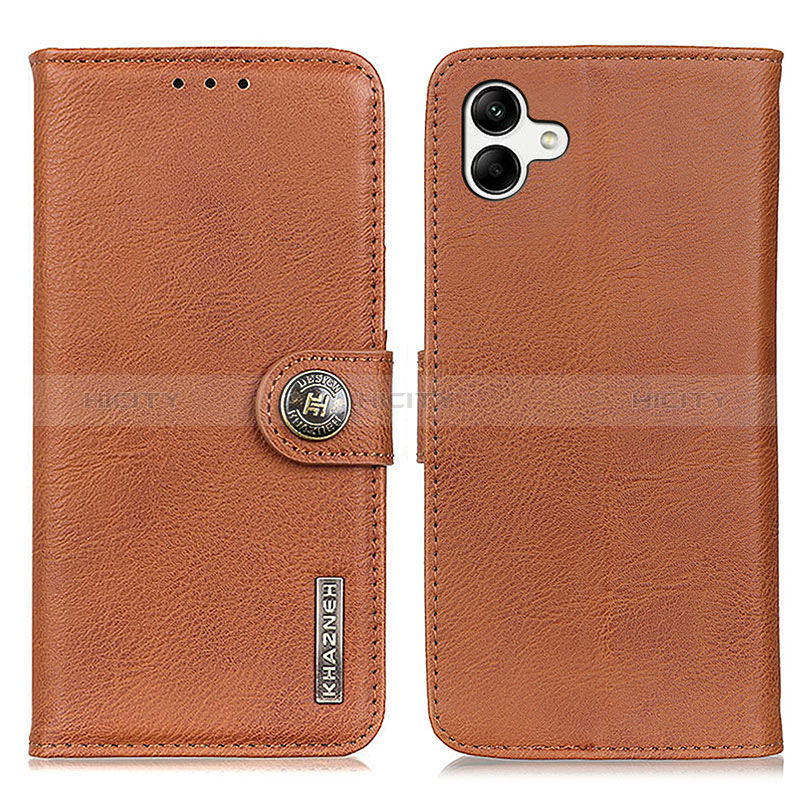 Funda de Cuero Cartera con Soporte Carcasa K02Z para Samsung Galaxy M04 Marron