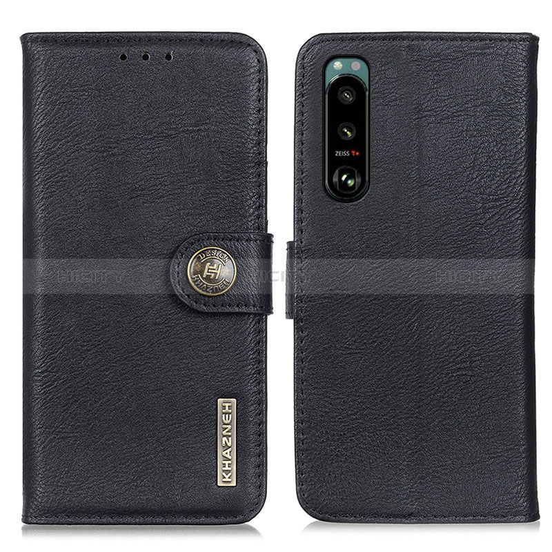 Funda de Cuero Cartera con Soporte Carcasa K02Z para Sony Xperia 5 III SO-53B