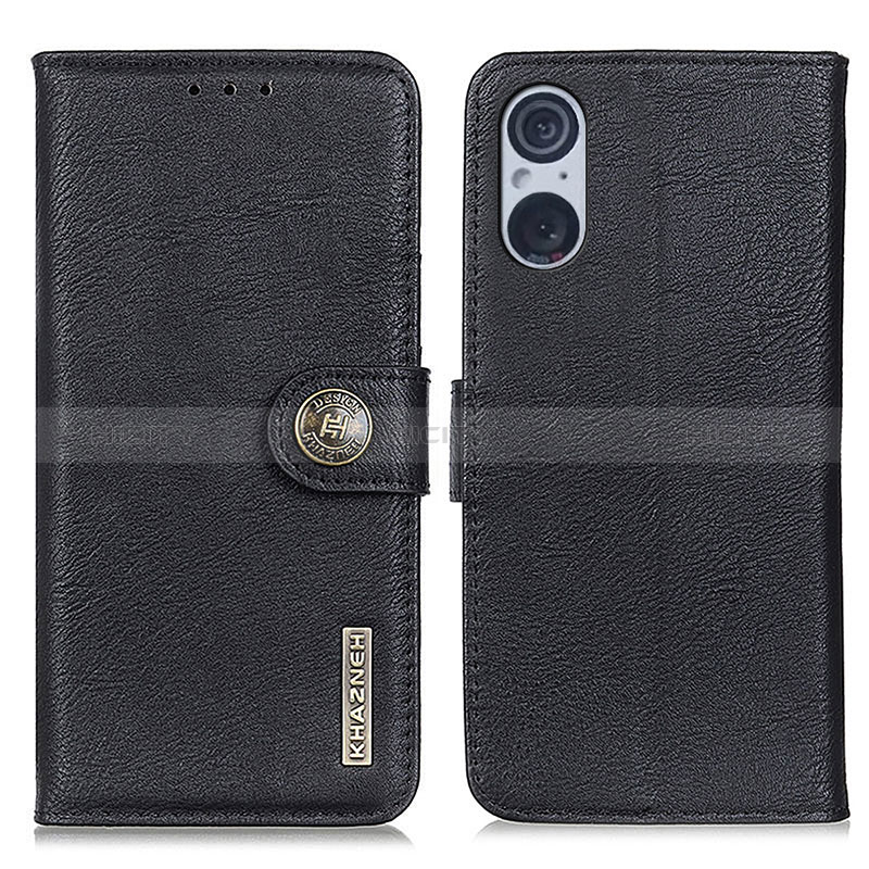 Funda de Cuero Cartera con Soporte Carcasa K02Z para Sony Xperia 5 V