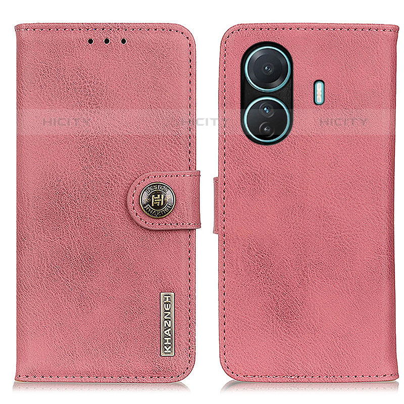 Funda de Cuero Cartera con Soporte Carcasa K02Z para Vivo T1 Pro 5G