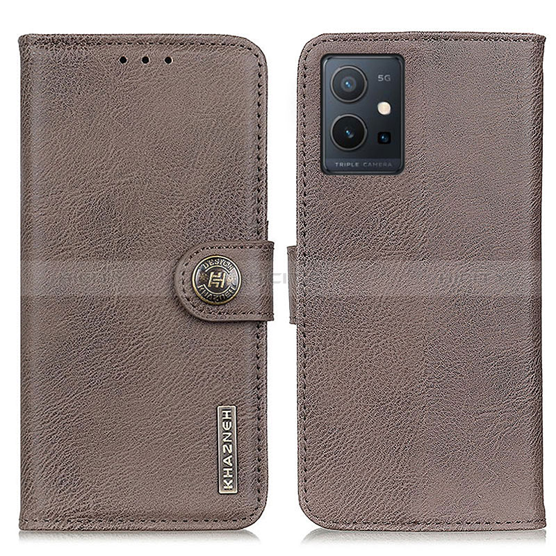 Funda de Cuero Cartera con Soporte Carcasa K02Z para Vivo Y55s 5G