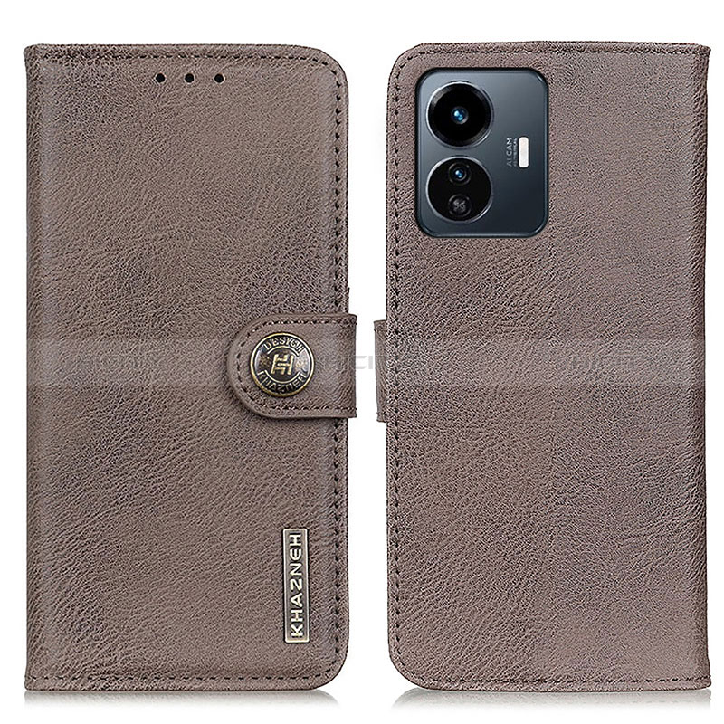 Funda de Cuero Cartera con Soporte Carcasa K02Z para Vivo Y77 5G