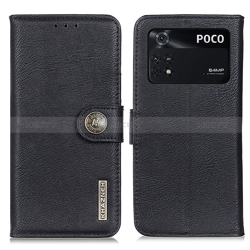 Funda de Cuero Cartera con Soporte Carcasa K02Z para Xiaomi Poco M4 Pro 4G