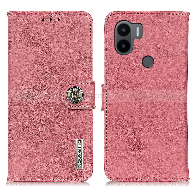 Funda de Cuero Cartera con Soporte Carcasa K02Z para Xiaomi Redmi A1 Plus Rosa