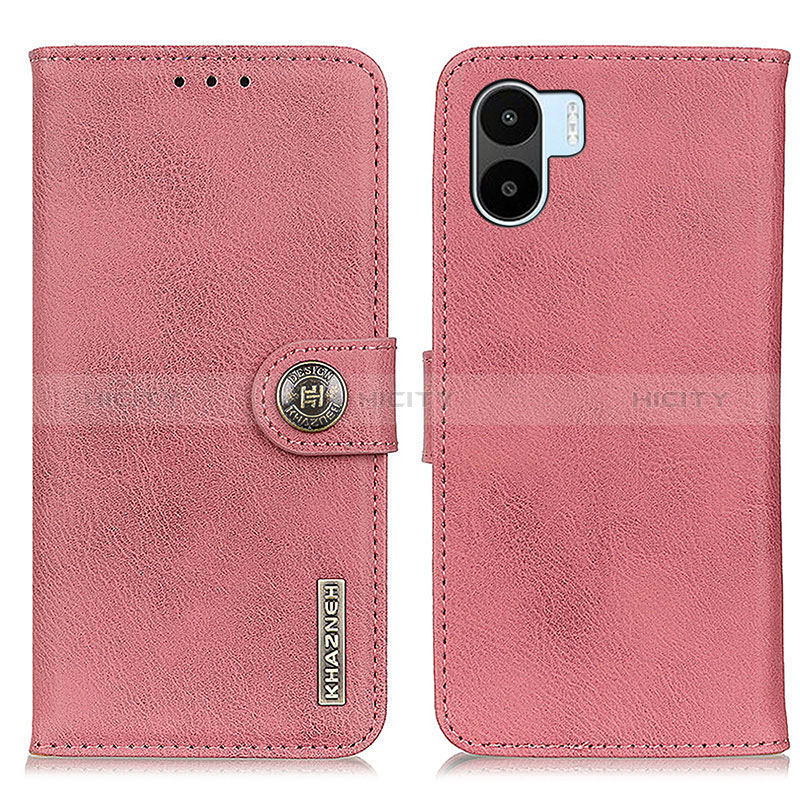 Funda de Cuero Cartera con Soporte Carcasa K02Z para Xiaomi Redmi A1 Rosa