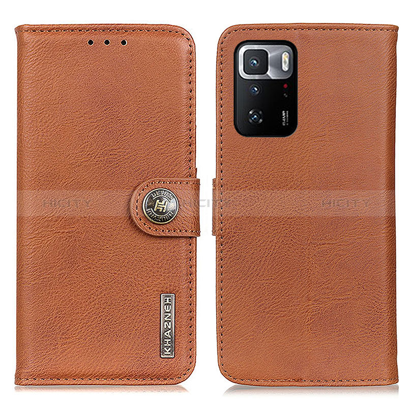 Funda de Cuero Cartera con Soporte Carcasa K02Z para Xiaomi Redmi Note 10 Pro 5G