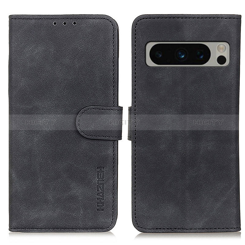 Funda de Cuero Cartera con Soporte Carcasa K03Z para Google Pixel 8 Pro 5G Negro