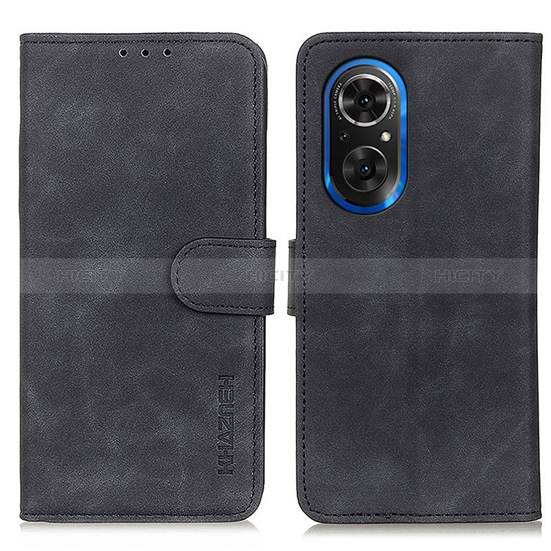 Funda de Cuero Cartera con Soporte Carcasa K03Z para Huawei Honor 50 SE 5G Negro