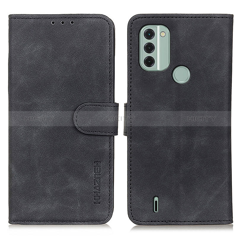 Funda de Cuero Cartera con Soporte Carcasa K03Z para Nokia C31 Negro