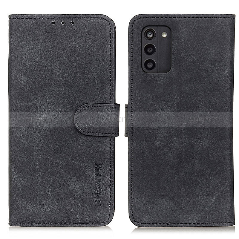 Funda de Cuero Cartera con Soporte Carcasa K03Z para Nokia G100 Negro