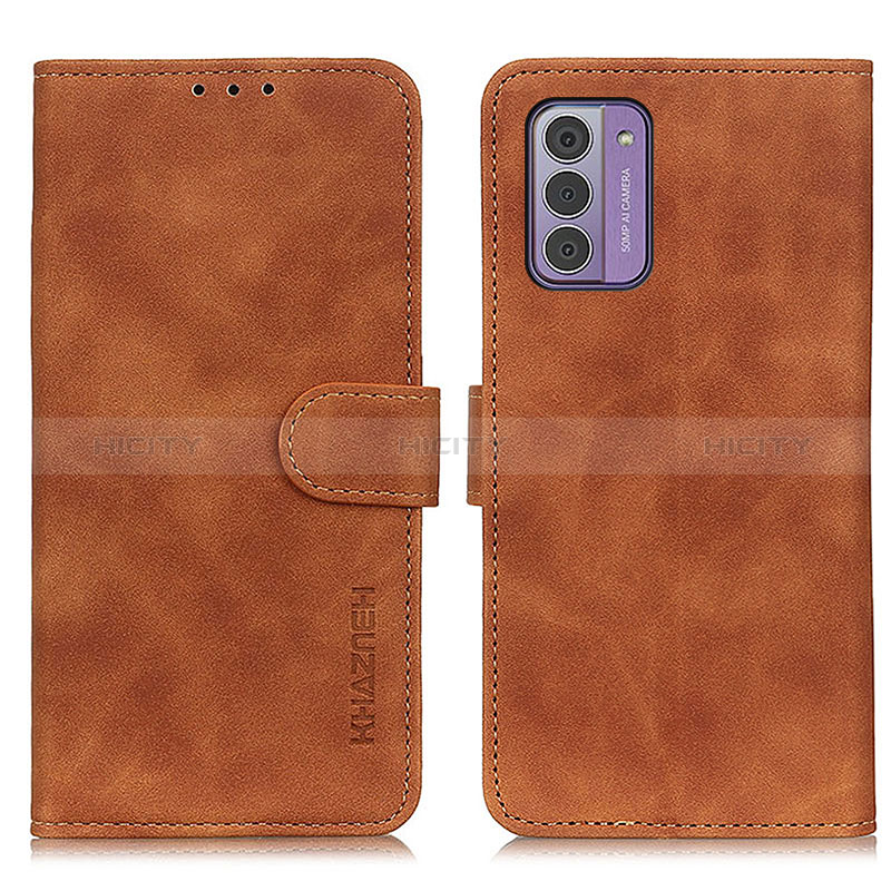 Funda de Cuero Cartera con Soporte Carcasa K03Z para Nokia G310 5G Marron