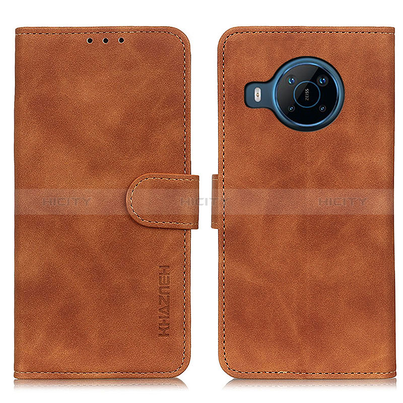 Funda de Cuero Cartera con Soporte Carcasa K03Z para Nokia X100 5G Marron