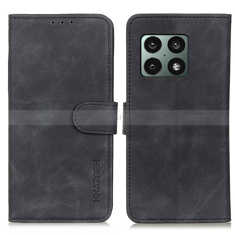 Funda de Cuero Cartera con Soporte Carcasa K03Z para OnePlus 10 Pro 5G Negro