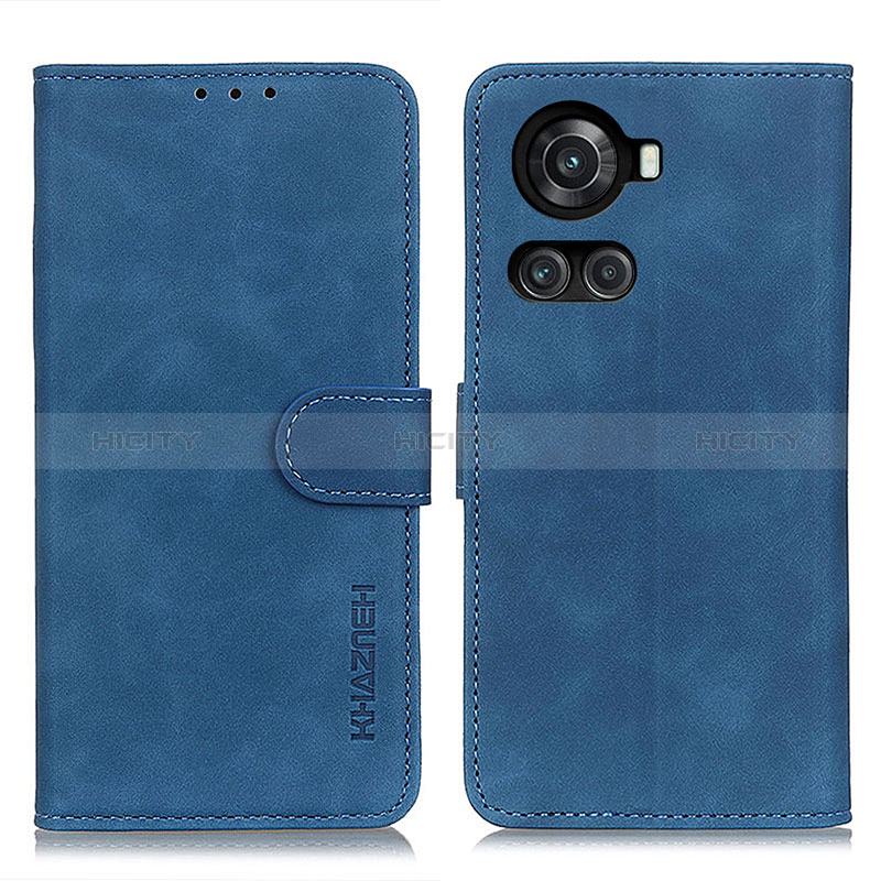 Funda de Cuero Cartera con Soporte Carcasa K03Z para OnePlus 10R 5G Azul