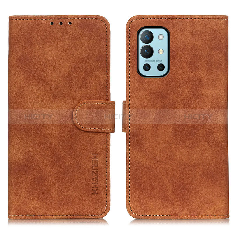 Funda de Cuero Cartera con Soporte Carcasa K03Z para OnePlus 9R 5G Marron