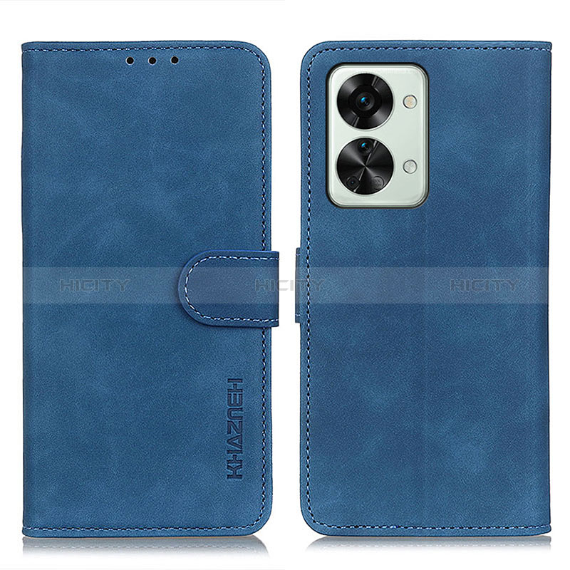 Funda de Cuero Cartera con Soporte Carcasa K03Z para OnePlus Nord 2T 5G Azul