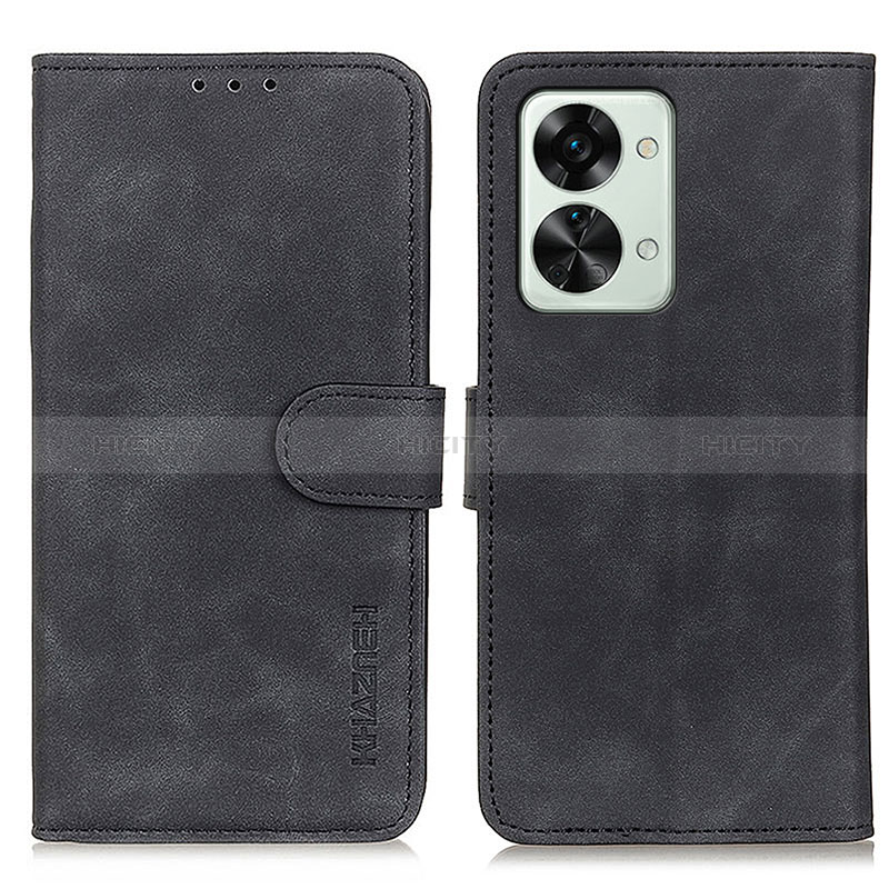 Funda de Cuero Cartera con Soporte Carcasa K03Z para OnePlus Nord 2T 5G Negro