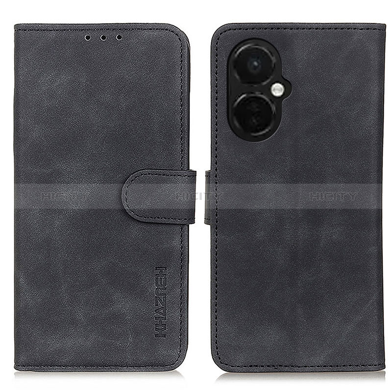 Funda de Cuero Cartera con Soporte Carcasa K03Z para OnePlus Nord CE 3 5G Negro