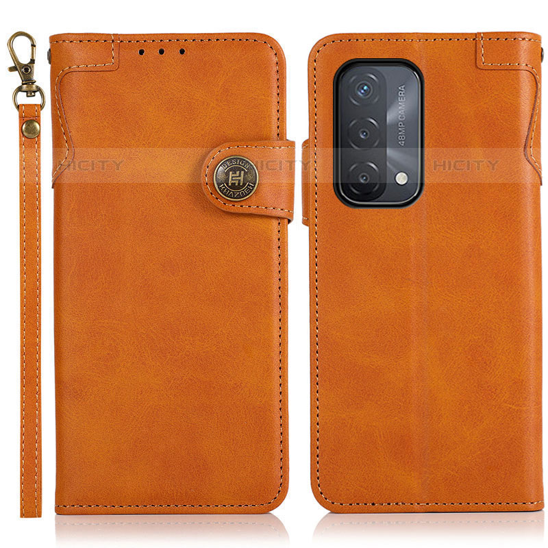 Funda de Cuero Cartera con Soporte Carcasa K03Z para OnePlus Nord N200 5G Marron