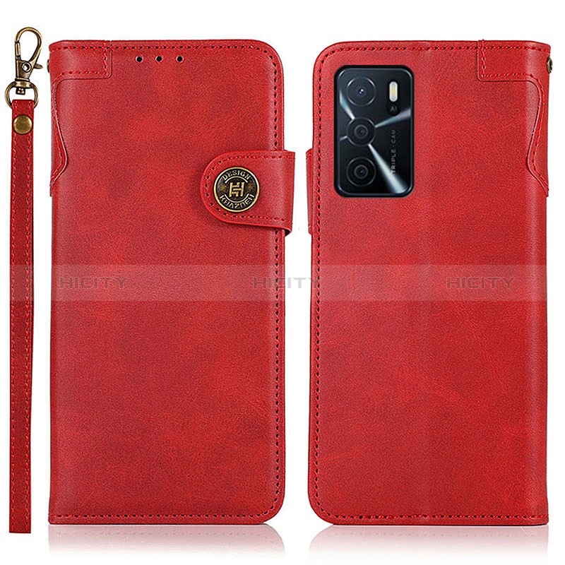 Funda de Cuero Cartera con Soporte Carcasa K03Z para Oppo A16