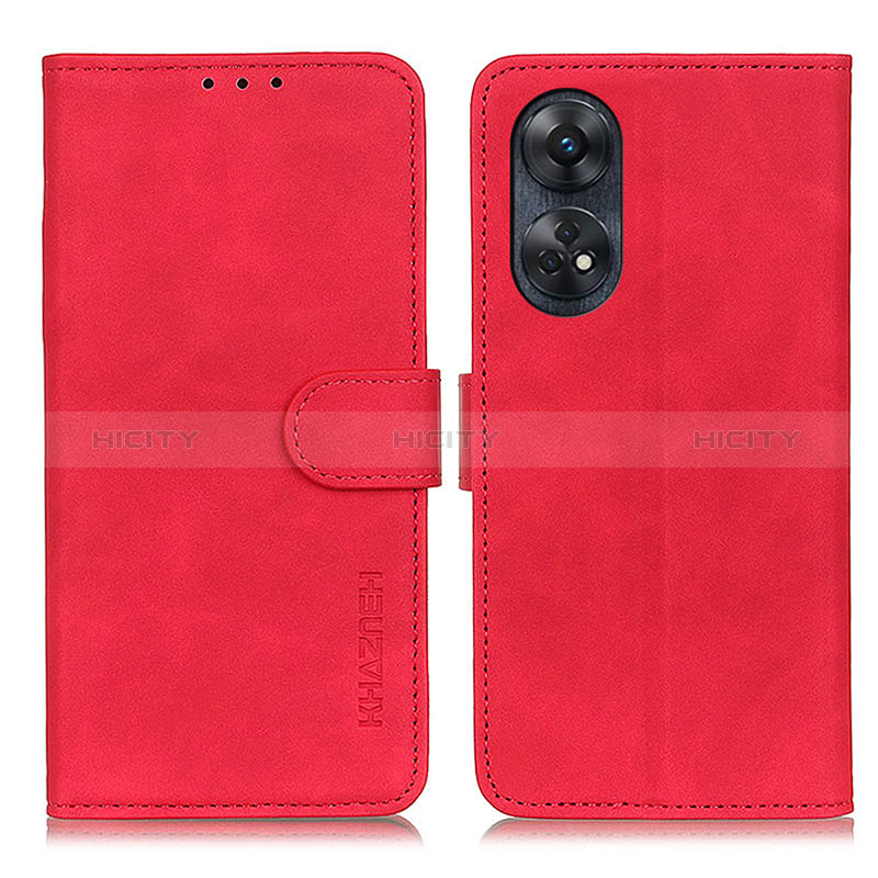 Funda de Cuero Cartera con Soporte Carcasa K03Z para Oppo Reno8 T 4G