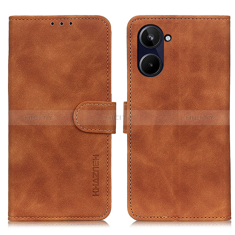 Funda de Cuero Cartera con Soporte Carcasa K03Z para Realme 10 4G Marron