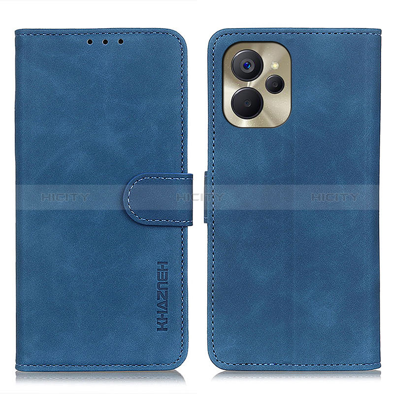 Funda de Cuero Cartera con Soporte Carcasa K03Z para Realme 10T 5G Azul