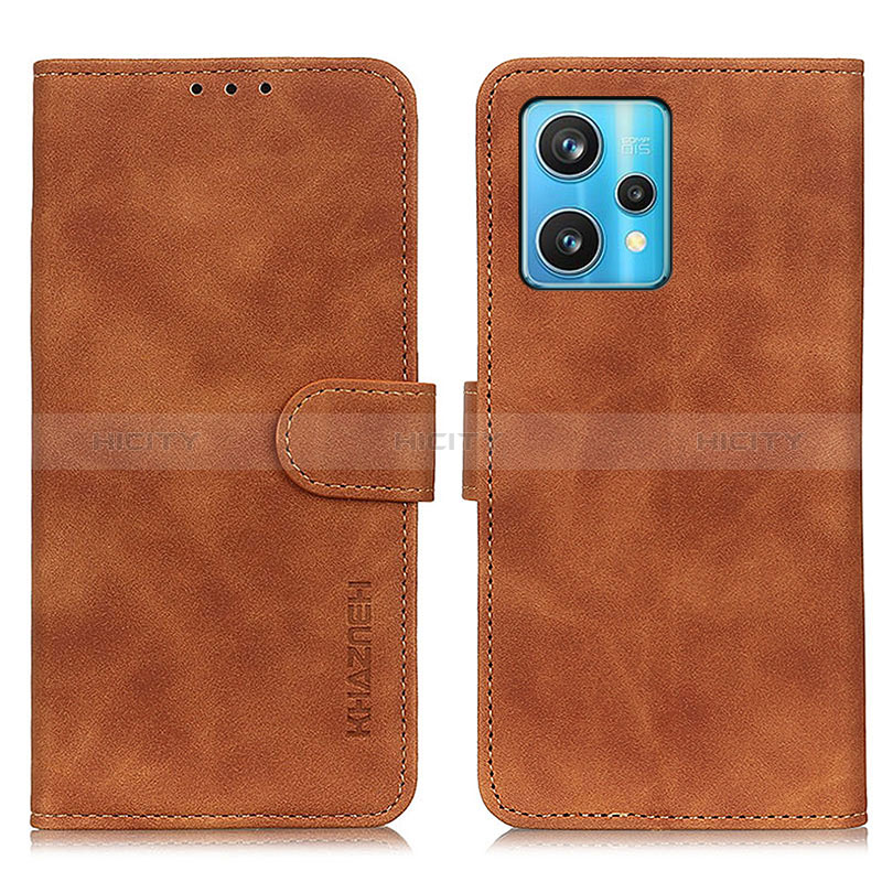 Funda de Cuero Cartera con Soporte Carcasa K03Z para Realme Narzo 50 Pro 5G Marron