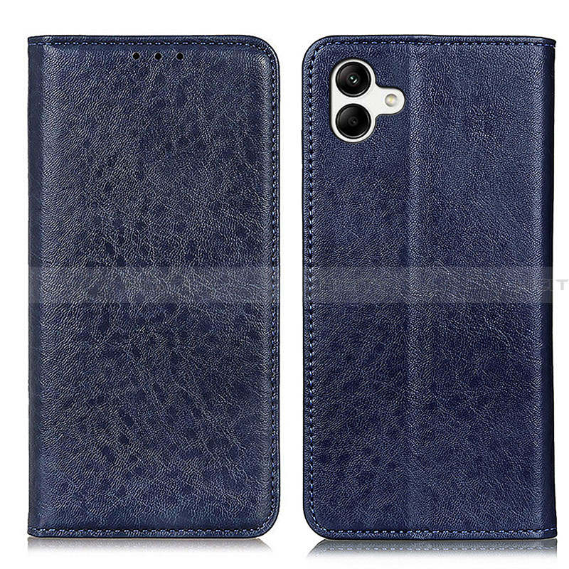 Funda de Cuero Cartera con Soporte Carcasa K03Z para Samsung Galaxy A04 4G Azul