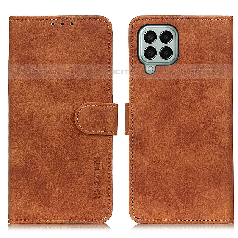 Funda de Cuero Cartera con Soporte Carcasa K03Z para Samsung Galaxy M33 5G Marron